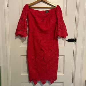 Vince Camuto Pink Lace sheath dress 0Pe